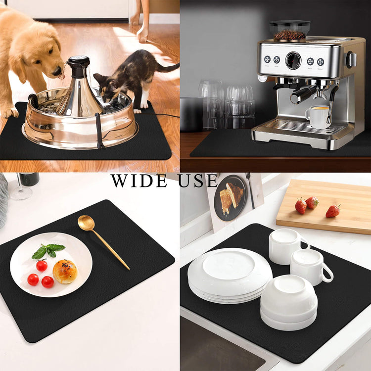 Kitchen Counter Mat for Coffee Maker – Absorbent & Quick-Dry Bar - Flavour Fushion Cooking Shop