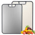 Dual-Sided Kitchen Cutting Boards with Titanium-Look & Textured PP Surfaces - Flavour Fushion Cooking Shop