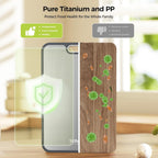 Dual-Sided Kitchen Cutting Boards with Titanium-Look & Textured PP Surfaces