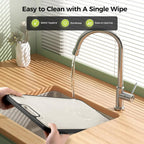 Dual-Sided Kitchen Cutting Boards with Titanium-Look & Textured PP Surfaces