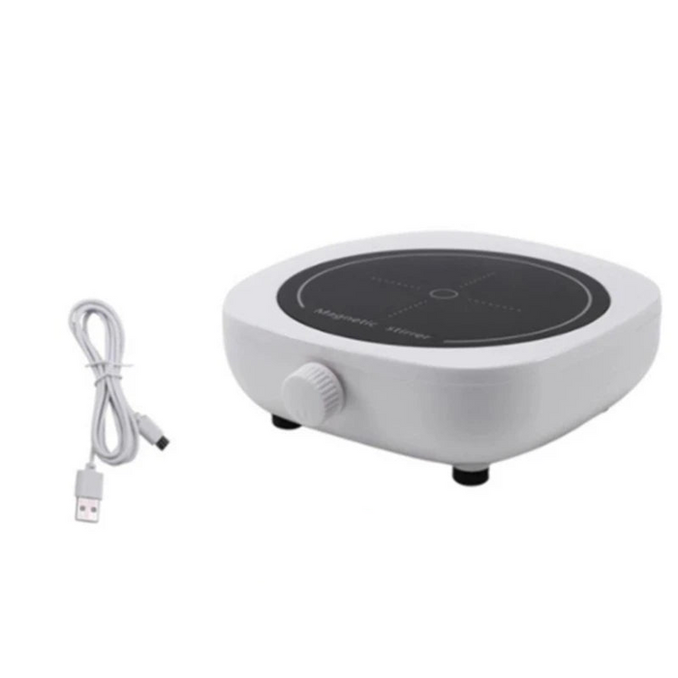 Mini Magnetic Stirrer 4000RPM Portable Mixer White - Flavour Fushion Cooking Shop