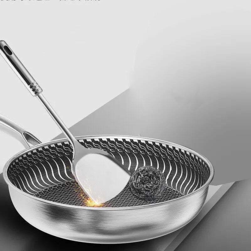 Tri-Ply 316 Frying Pan 32cm Double-Sided - Flavour Fushion Cooking Shop