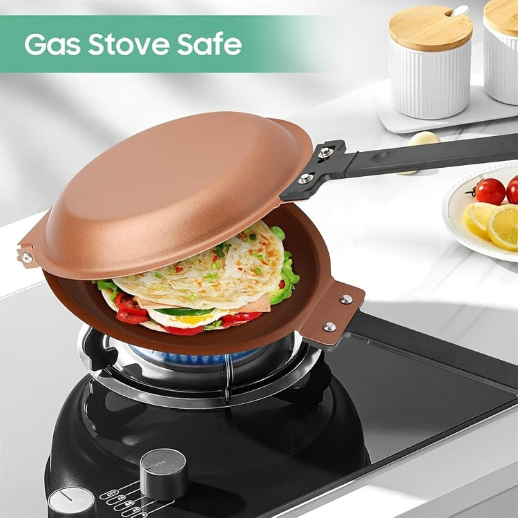 Deluxe Copper Titanium Pancake & Omelette Pan - Flavour Fushion Cooking Shop
