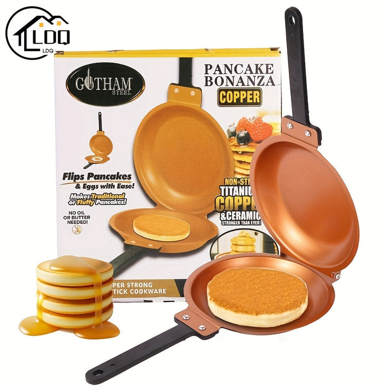 Deluxe Copper Titanium Pancake & Omelette Pan - Flavour Fushion Cooking Shop