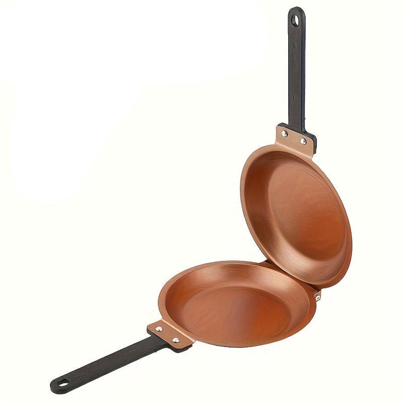 Deluxe Copper Titanium Pancake & Omelette Pan - Flavour Fushion Cooking Shop