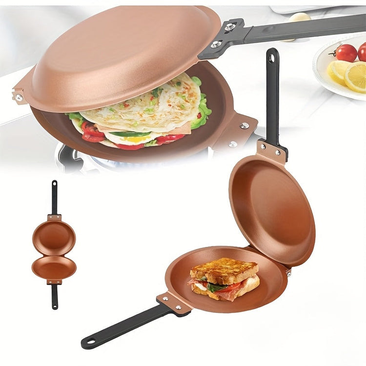 Deluxe Copper Titanium Pancake & Omelette Pan - Flavour Fushion Cooking Shop