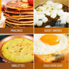 Double Sided Pancake Maker Flip Pan Non-Stick Omelette Egg Frying Pan 15cm