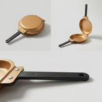 Double Sided Pancake Maker Flip Pan Non-Stick Omelette Egg Frying Pan 15cm