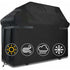 Heavy-Duty Waterproof Grill Cover with Straps and Storage Bag 145x61x117cm - Flavour Fushion Cooking Shop