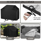 Weatherproof Bbq Cover - Oxford Fabric Waterproof Dustproof Uv Resistant Bbq Cover