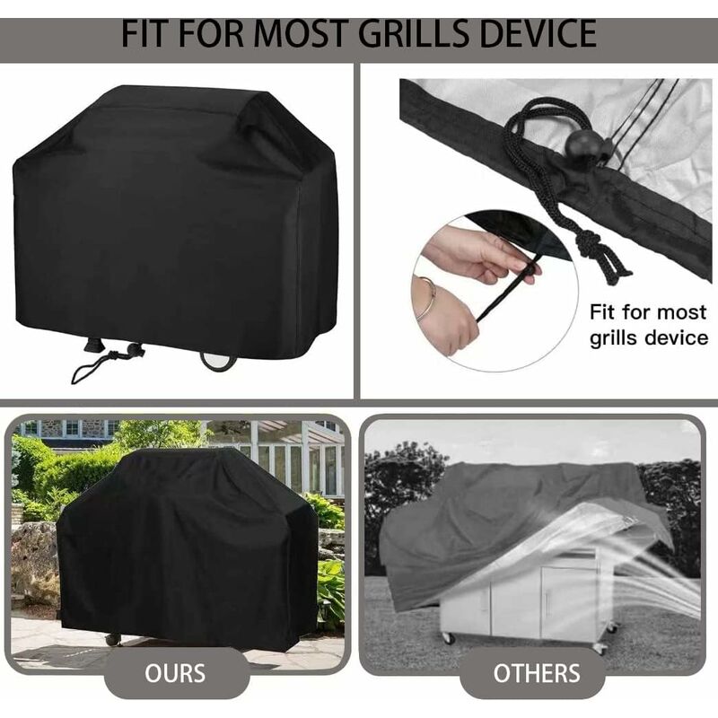 Weatherproof Bbq Cover - Oxford Fabric Waterproof Dustproof Uv Resistant Bbq Cover - Flavour Fushion Cooking Shop