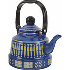 Enamel Water Kettle 1.1L Enamel Teapots Vintage Stovetop Kettles
