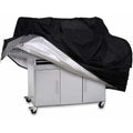 Bbq Cover, Waterproof Anti-Uv Barbecue Cover 210D Oxford Cloth Bbq Protective Cover Grill Cover - 170 61 117Cm, Black
