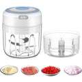 Cordless Electric Food Chopper, Mini Food Processor, 250Ml, Easy To Clean And Replace, Durable Electric Blender For