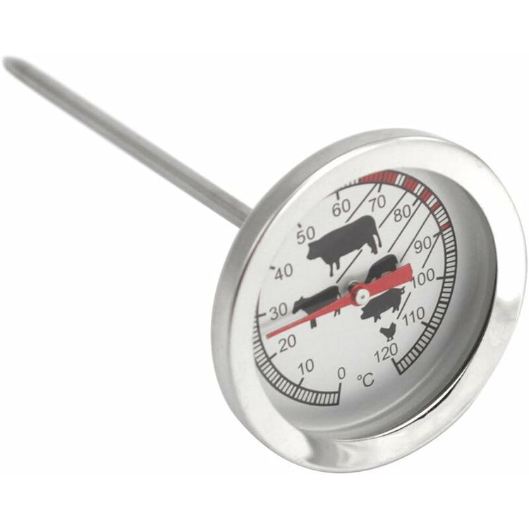 Stainless Steel ROasting Thermometer - Analog Meat Thermometer Up To 120°C - Flavour Fushion Cooking Shop