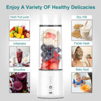 Blender - Mini Blender - Smoothie Maker - USB Rechargeable Mini Blender - Portable Blender