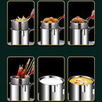 Frying pan - Frying pans - Frying pan set - Stainless steel frying pan with strainer