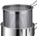 Frying pan - Frying pans - Frying pan set - Stainless steel frying pan with strainer