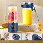 Portable Blender - Mini Blender - 12 Blades - Portable - On-the-Go Blender Perfect for Smoothies, Juices, and Baby Food - Dark Blue