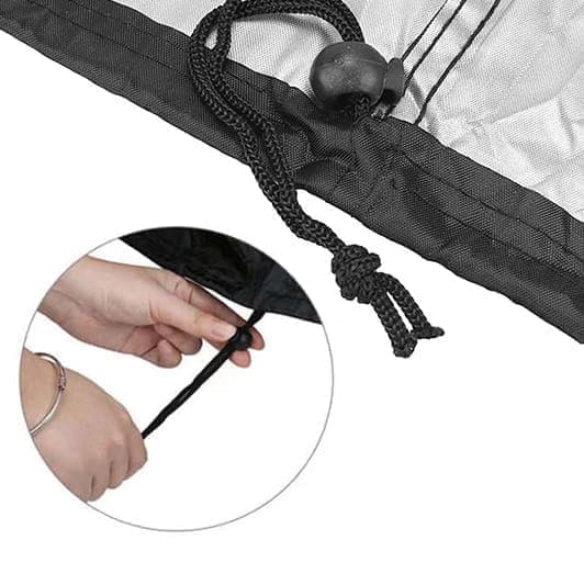 Waterproof Grill Cover 210D Oxford with UV Protection, 145x61x117 cm - Flavour Fushion Cooking Shop