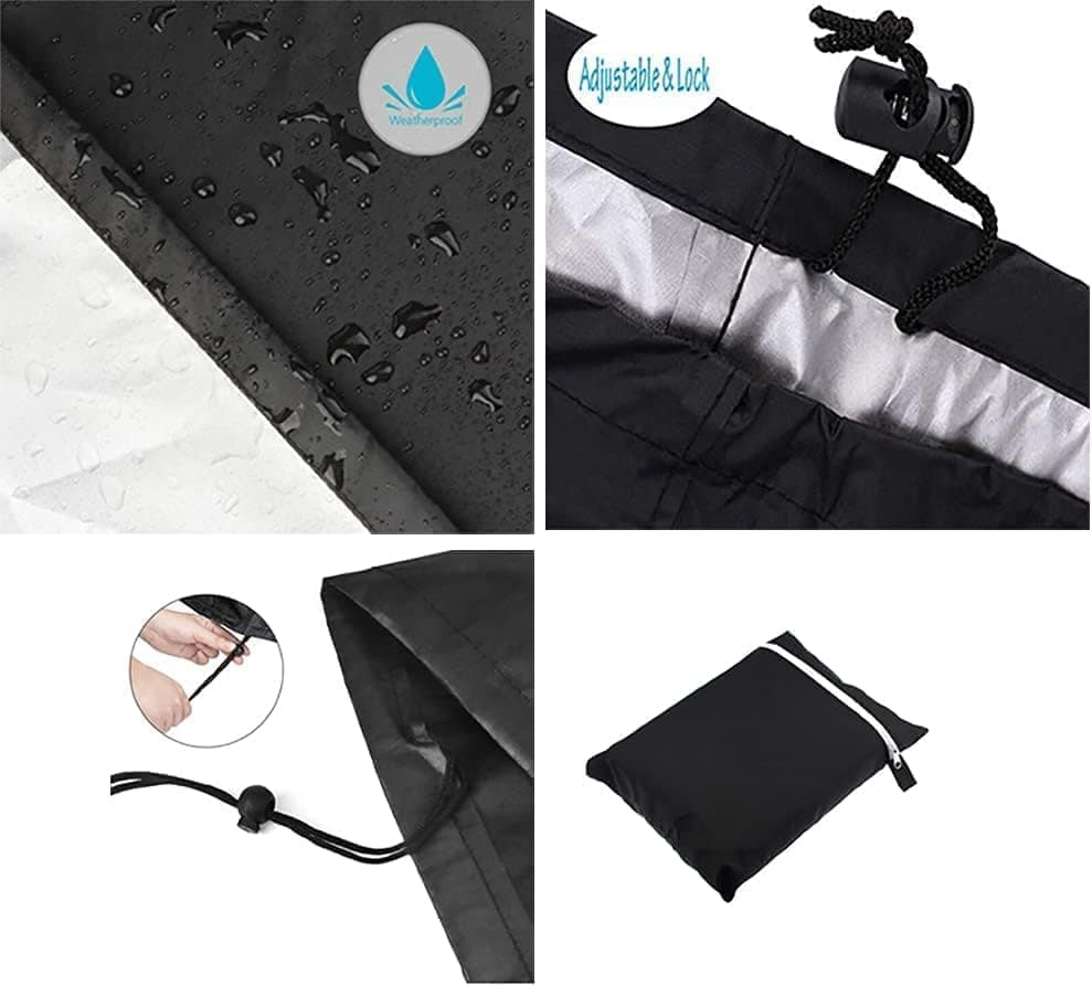 Waterproof Grill Cover 210D Oxford with UV Protection, 145x61x117 cm - Flavour Fushion Cooking Shop