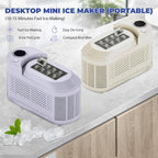Portable Ice Machine Fast Ice Production in 10-15 Minutes Energy-Efficient