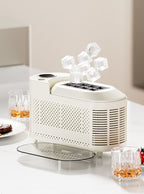 Portable Ice Machine Fast Ice Production in 10-15 Minutes Energy-Efficient