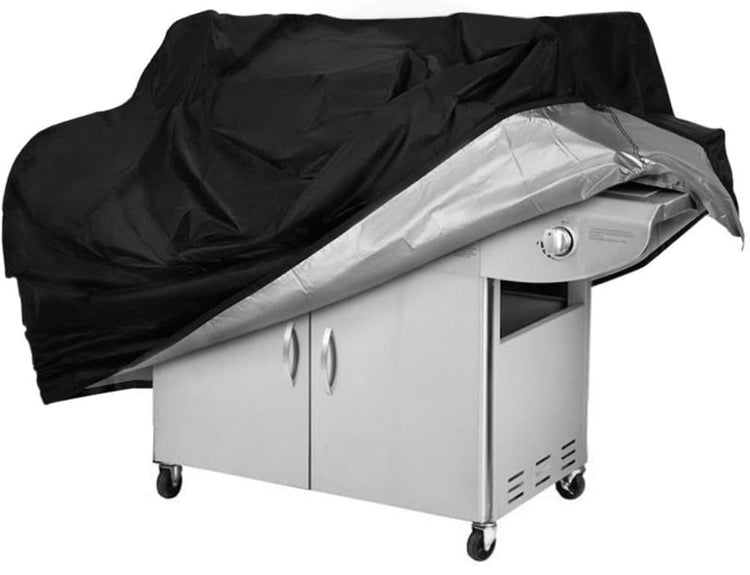 Heavy Duty Grill Cover 210D Oxford Waterproof UV Protection, 145x61x117 cm - Flavour Fushion Cooking Shop