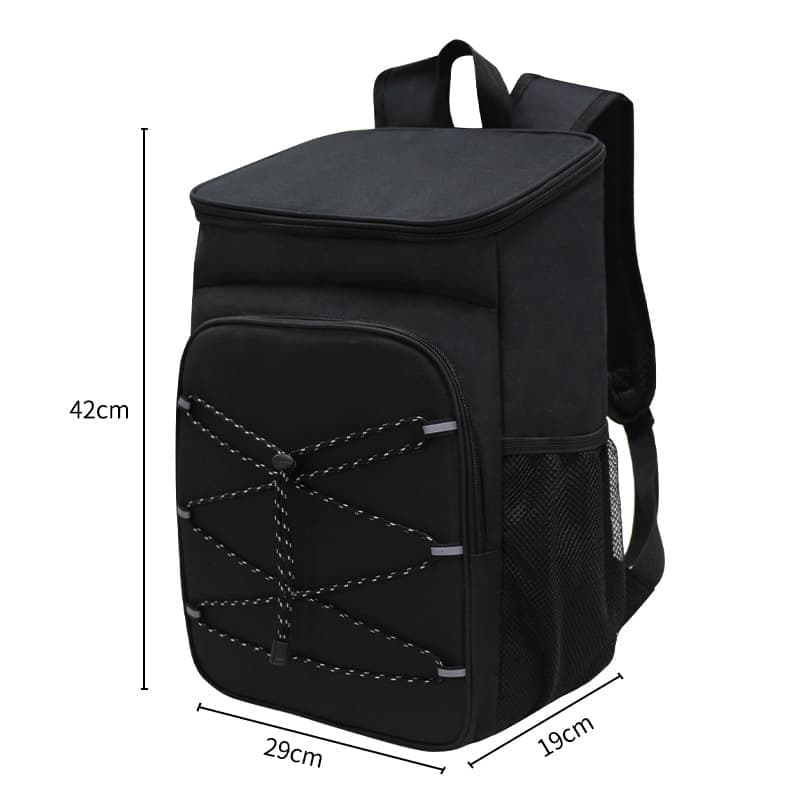 40L Insulated Backpack Cooler Bag Waterproof for Picnic Camping Travel Lunch Grill, Black - Flavour Fushion Cooking Shop