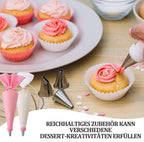 40-Piece Cake Decorating Piping Set with Icing Nozzles & Piping Bags