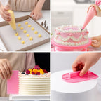 40-Piece Cake Decorating Piping Set with Icing Nozzles & Piping Bags
