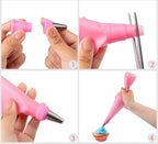 40-Piece Cake Decorating Piping Set with Icing Nozzles & Piping Bags