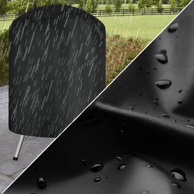 Barbecue Cover for Barbecue and Smoker, Black, 58 x 78 cm - Flavour Fushion Cooking Shop