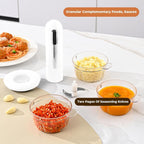 Food Processor - Cordless and USB-C Rechargeable - 4 Cups for Portion Control -