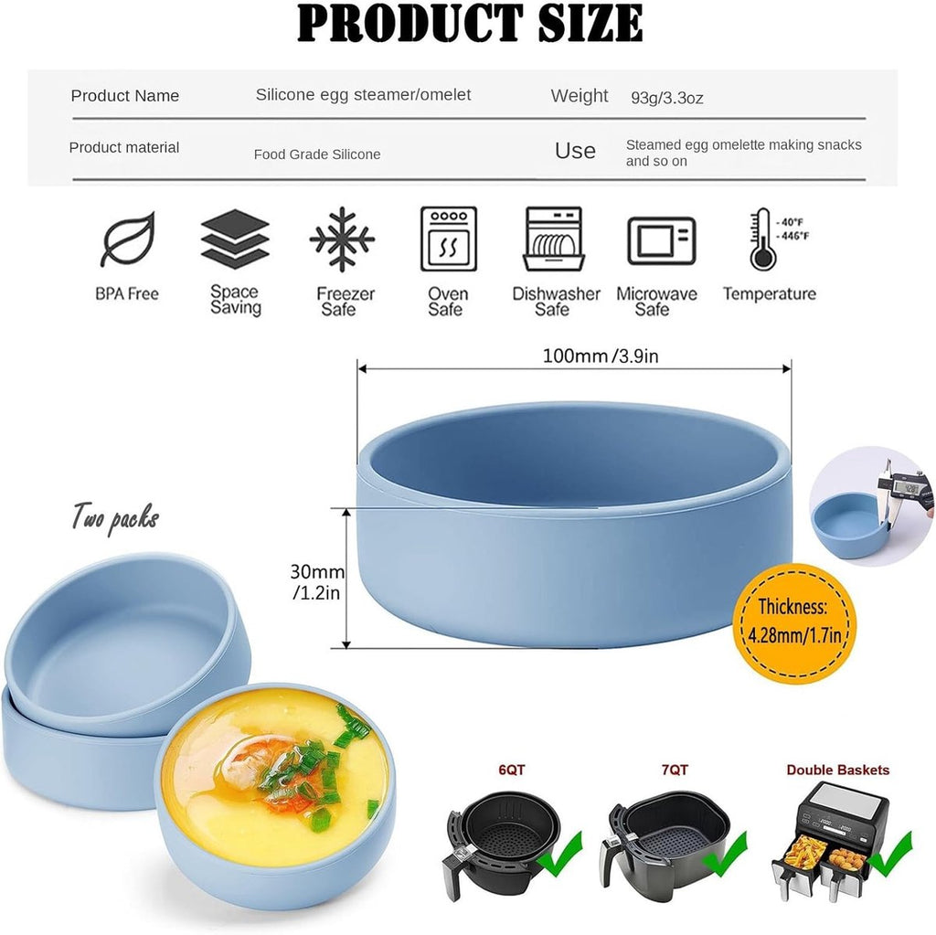 Egg boiler - Egg shaper - Egg mold - Boil egg boiler for boiled eggs - Microwave egg boiler for one egg (2 pieces)