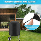 BBQ Cover - Barbecue Protective Cover - 70x70 cm - Round BBQ Cover - Waterproof