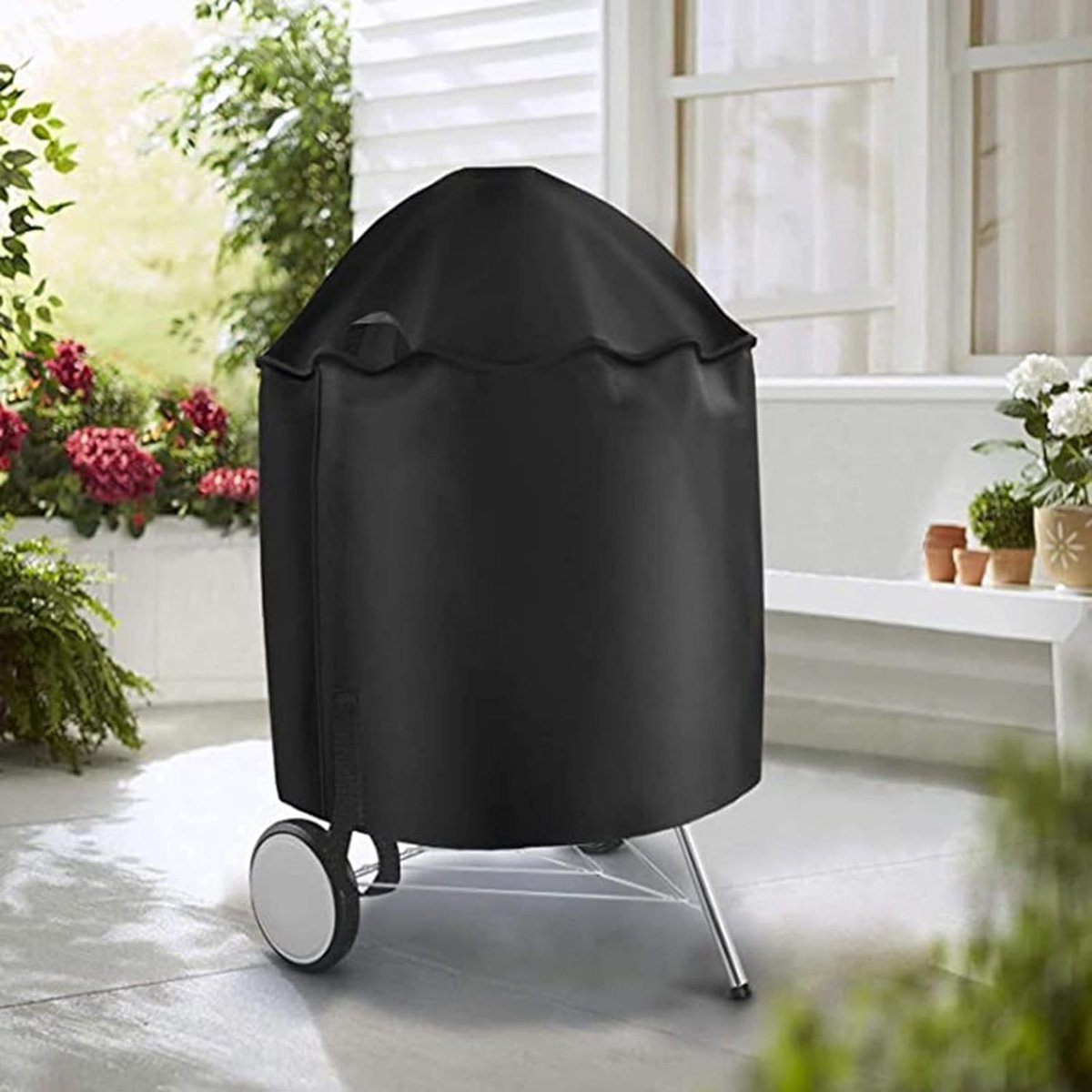 BBQ Cover - Barbecue Protective Cover - 70x70 cm - Round BBQ Cover - Waterproof - Flavour Fushion Cooking Shop