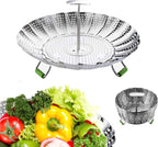 Stainless Steel Steaming Rack - Steamer Basket Pan - Steamer Basket