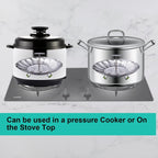 Stainless Steel Steaming Rack - Steamer Basket Pan - Steamer Basket
