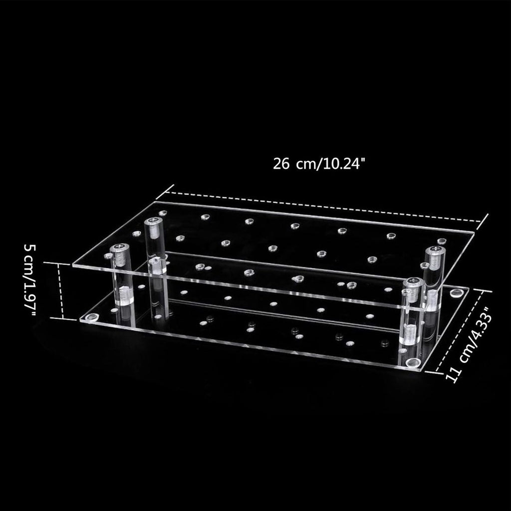 Cake Pop Holder & Lollipop Display Stand – 21 Holes Acrylic