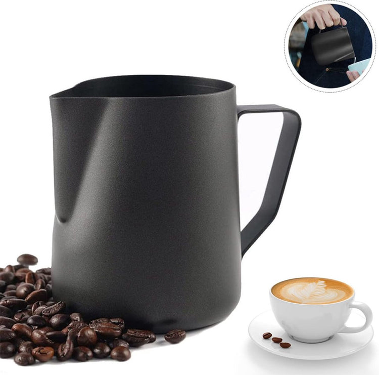 Milk frothing pitcher - Stainless Steel - Small milk jug - Milk pitcher - Flavour Fushion Cooking Shop