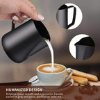 Milk frothing pitcher - Stainless Steel - Small milk jug - Milk pitcher
