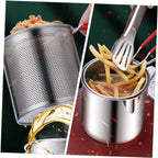 Small Deep Fryer - Deep Fryer - 1.2l - With Kitchen Clip - Oil Saving  (Without Lid)