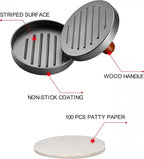 Hamburger Press - Stainless Steel - Hamburger Maker - Burger Press - Burger Press