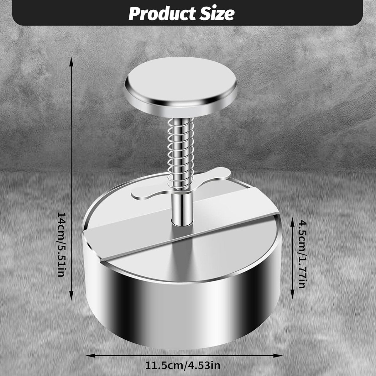 Meat Press - Burger Meat Press - Hamburger Press - Hamburger - Flavour Fushion Cooking Shop