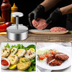 Hamburger Press Burger Maker with Scale Markings