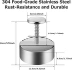 Hamburger Press Burger Maker with Scale Markings