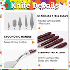 10PCS Palette Knives - Painting Palette Knives - Painter's Knives