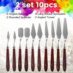 10PCS Palette Knives - Painting Palette Knives - Painter's Knives