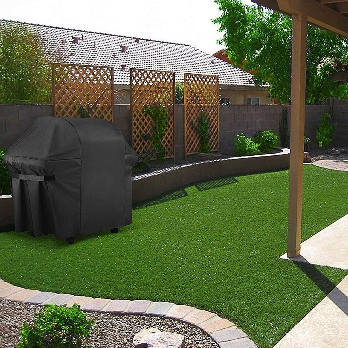 BBQ Cover 420D Oxford Fabric Barbecue Protective Tarpaulin Shockproof(152 x 76 x 121 cm) - Flavour Fushion Cooking Shop
